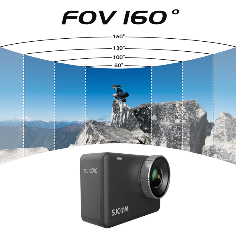 SJCAM SJ10X Waterproof Action  - Drone Camera Action review and price